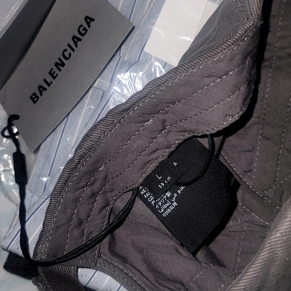 BalenciagaWomen's Political Campaign Cap In Smoked Gray - Picture 1 of 5